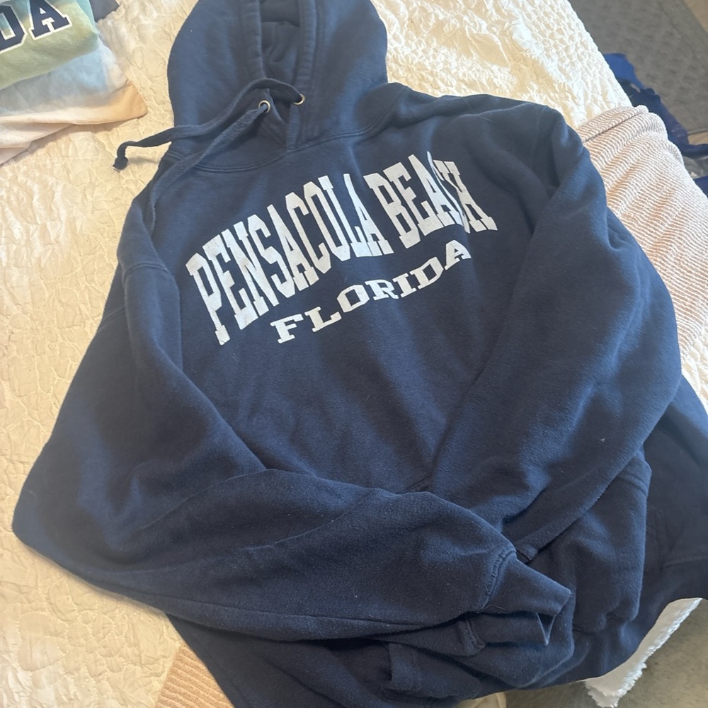 Navy Blue Pensacola Beach Hoodie